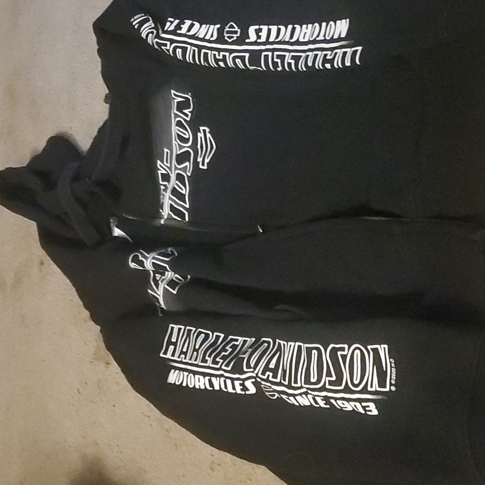 Harley Davidson zip up hoodie